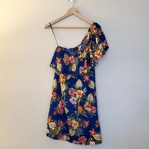 COPY - Tropical Off the Shoulder Dress